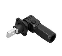 Connecteur De Stockage De Batterie D'énergie, 2 Pièces Connecteur De Stockage De Batterie D'énergie M8 200a 1 Accessoire De Prise De Poste De Noyau Pour Véhicule(Noir)