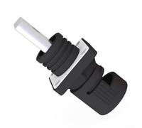 Connecteur de stockage d'énergie de batterie 200400A avec identification des couleurs de polarité négative positive et verrouillage rapide à insertion (noir-400 A)