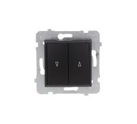 Connecteur de store avec verrouillage mécanique noir ŁP-7UB/m/33