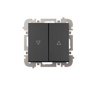 Connecteur de store Vestra sans cadre encastré IP20 noir 3816-19