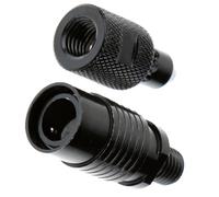 Connecteur de Support D’Alarme de Pêche Noir en Métal | Connexion Stable, pour Banksticks, Usage en Carp Fishing Rigs, Accessoire Pratique