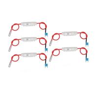Connecteur de support de voiture, adaptateur de voiture Mini 15A avec câble rouge 16AWG 12 pouces, Tube en verre 6X30mm 5A