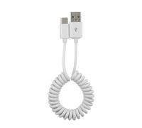 Connecteur de télécommande câble USB données élastiques 90 cm for la Ligne téléphonique Android for Les Accessoires Drone DJI Phantom 4/3 Inspire1(Black for Lightning)