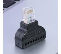 Connecteur de Terminal de Type vis AV RJ45 mâle à 8 broches, adaptateur pour CCTV, testeur de câble DVR numérique, outils de test de réseau