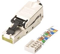Connecteur de terrain DIGITUS Cat. 6A STP avec capuchon anti-poussière 5 pièces