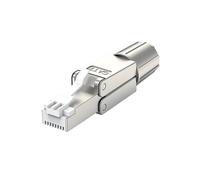 - Connecteur de Terrain Non blindé RJ45 8P8C - Fiche de Terminal RJ45 for câble de Montage Solide Cat.6/6A/7 23AWG(15pcs per lot,C7 STP Screw Boot)