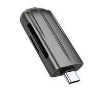 Connecteur de transfert de carte TF de type C - Adaptateur de mémoire - Pour ordinateur portable - Antichoc - Type C pour transfert de données