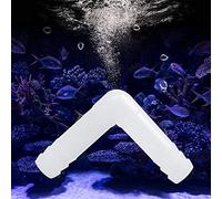 Connecteur de Tube d'air D'aquarium 10 Pièces, Accessoires de Pompe à Oxygène ABS Durables pour Aquariums D'aquarium, Diamètre de 8 Mm, Contrôle Pratique du Débit d'air