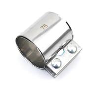 Connecteur de Tube de silencieux d'échappement de 3 pouces, pince de manchon de jonction réglable, Kit en acier inoxydable, outil de bricolage, accessoires de voiture(3.35 Inch 85mm)