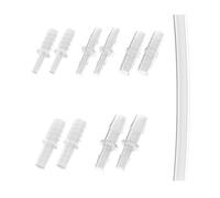 Connecteur de Tuyau 10 Pièces, Raccord de Réduction de Tuyau D'extension D'urinoir Pour Femme Pour le Raccordement et L'entretien de Tuyaux D'eau et de Trachée, 5mm 7mm 9mm 11mm 12mm (Diamètre 5-12mm)