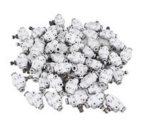 Connecteur de tuyau d'air, vanne de contrôle de débit de tuyau réglable pour équipement d'automatisation de système pneumatique 50 pièces