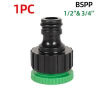 Connecteur de tuyau d'arrosage à filetage,connecteur rapide,micro système d'irrigation goutte à goutte,adaptateur de tuyau,accessoires d'irrigation,1/2 "",3/4"" - Type TAP ADAPTER 1PC