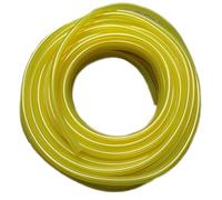 Connecteur de tuyau de carburant jaune F-4040-A for tuyau d'essence Tygon, diamètre intérieur de 6.25mm, Tube de ligne de tondeuse à gazon Durable des pièces de rechange