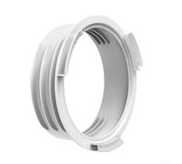 Connecteur de tuyau de climatisation portable, extension de raccord de tuyau de ventilation, corps rond interchangeable, matériau en PVC robuste, ajustement fileté sécurisé pour systèmes de