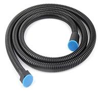 Connecteur de tuyau de douche compact noir - Tube de remplacement durable pour une installation facile et un meilleur débit d'eau - Ajustement universel pour tous les systèmes de douche