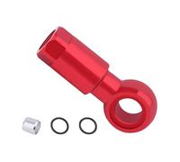 Connecteur De Tuyau De Frein Hydraulique - Olive En Aluminium Noir Rouge. Insérer Composant De Frein À Discours Résistant Aux Intempéries Léger Brillant | Voyage Pour Voyage Pour Voyage Pour Camping P