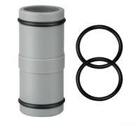 Connecteur de tuyau de piscine de 32 mm avec joint torique en caoutchouc pour piscine hors sol, connecteur résistant aux fuites avec sortie de 3,8 cm pour un contrôle sûr du débit d'eau (1 pièce)