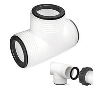 Connecteur de tuyau de piscine répartiteur en T pour tuyau de 38 mm, adaptateur de tuyau de piscine à 3 voies de rechange pour piscines Intex Coleman Hayward