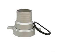 Connecteur de tuyau de pompe à eau en aluminium avec joint en caoutchouc pour améliorer l'étanchéité et soutenir un fonctionnement efficace de la pompe (7,6 cm à 6,3 cm)