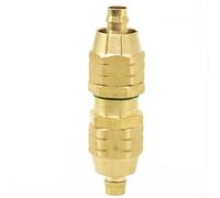 Connecteur de tuyau de pulvérisation agricole entièrement en cuivre pour réparation de tuyau d'arrosage haute pression Adaptateur d'irrigation pour équipement agricole 72 x 19 mm 60 x 19 mm (tuyau