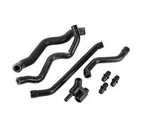 Connecteur de Tuyau de Reniflard de Ventilation de Carter 8 Pièces - 1120180182 Tuyau de Reniflard de Carter en Caoutchouc Robuste, Ventilation Optimale, adapté pour Benz