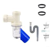 Connecteur de tuyau de vidange de 50 mm, coude en Y à 45 degrés, valve anti-odeur, joint de plomberie étanche pour tuyaux en PVC (binaire)