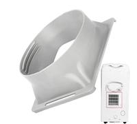 Connecteur de tuyau d'évacuation d'air de climatisation portable - Résistant à la chaleur - Raccord universel carré de 14,99 cm - Adaptateur de tuyau d'évacuation d'air de climatisation mobile - Pour