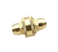 Connecteur de tuyau en laiton étanche - Construction lourde pour arroseurs extérieurs et équipements d'irrigation - Durabilité - Coupleur de tuyau en laiton