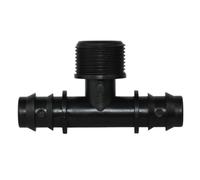 Connecteur de tuyau en PE fileté 1/2 "3/4", 16, 20, 25MM, 4 pièces, adaptateur d'irrigation goutte-à-goutte jardin, réparation couplage tubes(SPL11-302-20MM-4PCS)