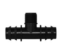Connecteur de tuyau en PE fileté 1/2 "3/4", 16, 20, 25MM, adaptateur, Joints tubes, réparation couplage d'irrigation goutte à jardin, 4 pièces(KSL01-298-4PCS)