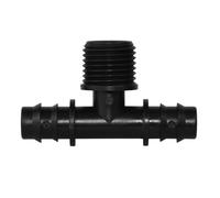 Connecteur de tuyau en PE fileté 1/2 "3/4", 16, 20, 25MM, adaptateur, Joints tubes, réparation couplage d'irrigation goutte à jardin, 4 pièces(KSL01-294-4PCS)