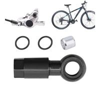 Connecteur de tuyau hydraulique pour vélos - Pièce de rechange en olive pour tuyaux | Composant hydraulique haute pression pour course, montagne et atelier