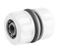 Connecteur de tuyau WHITE LINE, 3/4', blanc