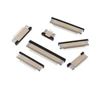 Connecteur de type tiroir à pas de 0.5mm/1.0mm, 10 pièces, Type de contact supérieur/inférieur, prise de câble plat FFC 4P 5P 6P 8P 10P-60 broches(Upper contact,0.5MM,20P)