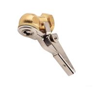 Connecteur de valve de gonflage de pneu à clipser de 35,6 cm avec hexagonal de 1,9 cm et filetage femelle NPT de 6,35 mm, design robuste pour les tâches de gonflage des pneus (cuivre)