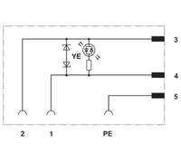 Connecteur de vanne SAC-3P-MR/BI-1L-Z SCO 1458570 Phoenix Contact Contenu: 1 pc(s)