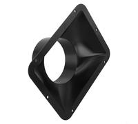 Connecteur de ventilation à bride murale en ABS pour hotte de cuisine et salle de bain, options de taille 100 mm et 150 mm, adaptateur de tuyau de ventilateur étanche pour conduits d'air intérieurs