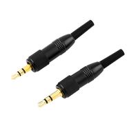 Connecteur de verrouillage Audio à vis stéréo noir 3.5mm .5 MM 1/8 ", pièces, prise rechange for Microphone Sony D11/V1/P03 ESSEIEIE