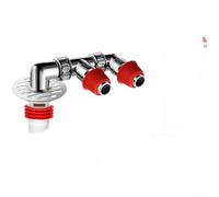 Connecteur de vidange ABS à 3 ports pour système de drainage de machine à laver avec barrière magnétique au parfum et large voie d'écoulement pour réduire le risque d'encrassement (F)