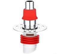 Connecteur de vidange ABS à 3 ports pour système de drainage de machine à laver avec barrière magnétique au parfum et large voie d'écoulement pour réduire le risque d'encrassement (B)