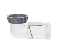 Connecteur de vidange en ABS de 58 mm pour évier de cuisine - Conçu pour une intégration fiable du système de drainage
