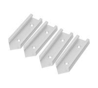 Connecteur de voie en T 4 pièces, connecteur de fente de fixation de gabarit de voie à onglet en alliage d'aluminium, rail de voie en T croisé pour table de toupie, accessoires de