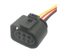 Connecteur de Voiture 6 Broches 3,5 mm, connecteur de Tuyau d'échappement étanche pour Automobile, connecteur de capteur d'oxygène LSU 4.2, 1J0973833 1J0973733 (1 pièce mâle)