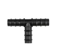 Connecteur d'eau pagode en plastique, 16/20/25mm, tuyau PE, raccord de for jardin, accessoire d'irrigation Micro goutte-à-goutte, 2 à 50 pièces(Tee 20mm,50 pieces)