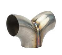 Connecteur D'échappement Forme De Y, 2/2, 25/2, 5/3 Pouces, Tube Joint 51/57/70/76mm, Adaptateur, Connexion Coupleur Extrémités Tuyau D'échappement