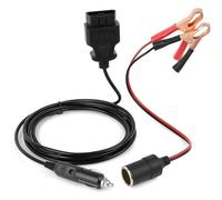 Connecteur D'économie De Mémoire Câble 'extension 'alimentation 'urgence 12V Pour Véhicule Diagnostic Avec Deux Pinces Démarrage Voiture