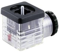 Connecteur d'électrovanne avec affichage de fonction (type A) HTP G1TU2L01 transparent Pôle:2 + PE