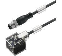 Connecteur délectrovanne avec câble moulé, connecteur mâle droit,forme A, M12 A, longueur de câble : 5 m, PUR SAIL-VSA-DS-M12G-5.0U 1316550500 Weidmüller