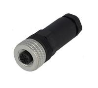 Connecteur d'électrovanne M12 avec connexion filetée PG9-5 pôles, câblage de borne à vis, Installation sur site, 1 pièce