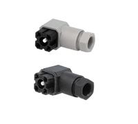 Connecteur d'électrovanne série G compatible avec la servovalve - Connecteur électrique rectangulaire(White,G4W1F 5pcs)